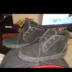 Men's Black Suede Boots